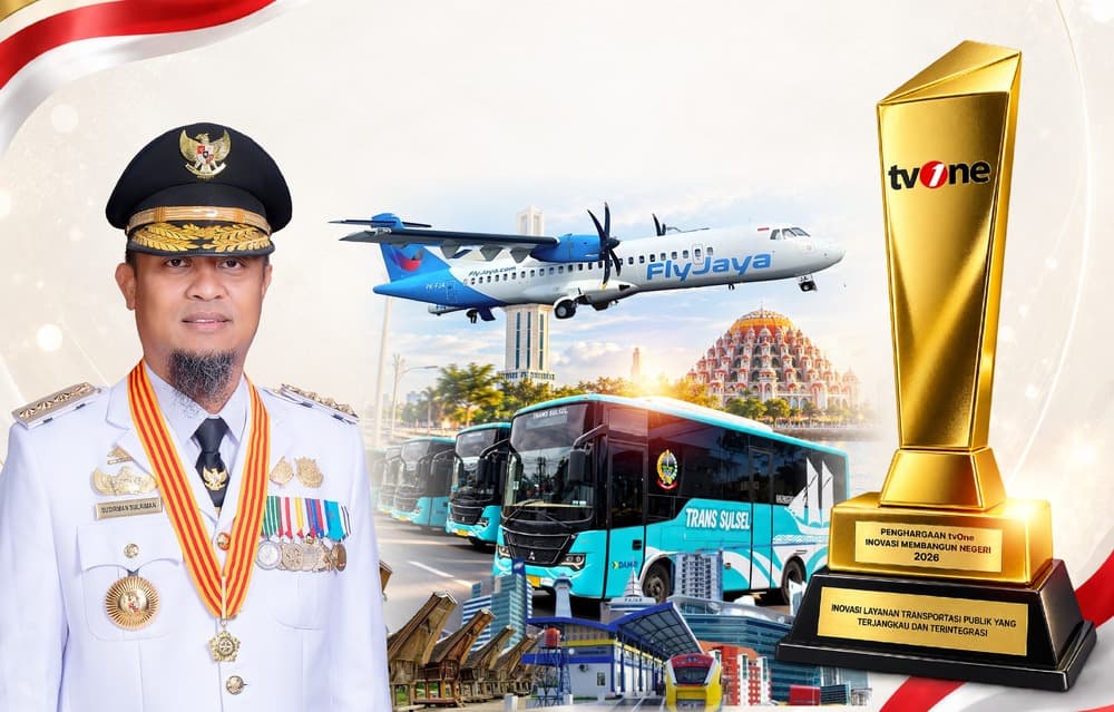 Andi Sudirman Sulaiman Bawa Sulsel Raih Penghargaan Inovasi Membangun Negeri 2026