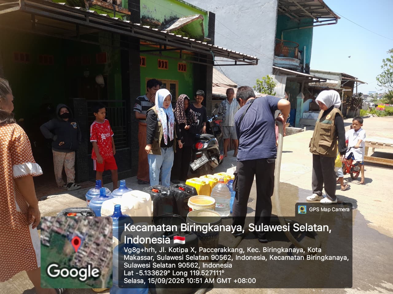 Arahan Gubernur, Pemprov Sulsel Salurkan Air Bersih ke Sejumlah Wilayah Terdampak Kekeringan