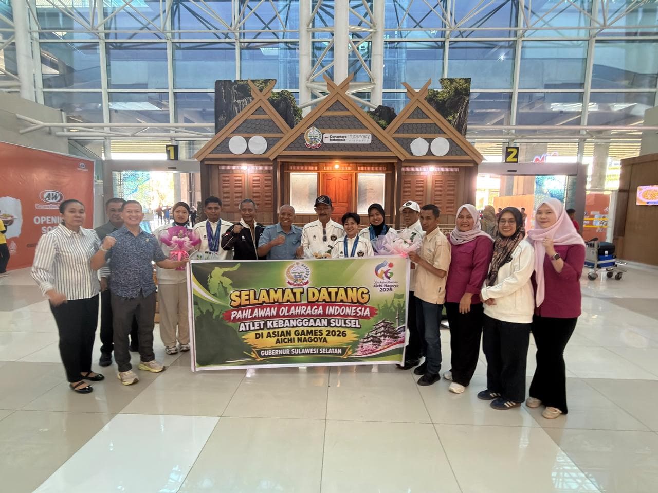 Pemprov Sulsel Jemput Atlet Peraih Medali Asian Games Aichi-Nagoya 2026